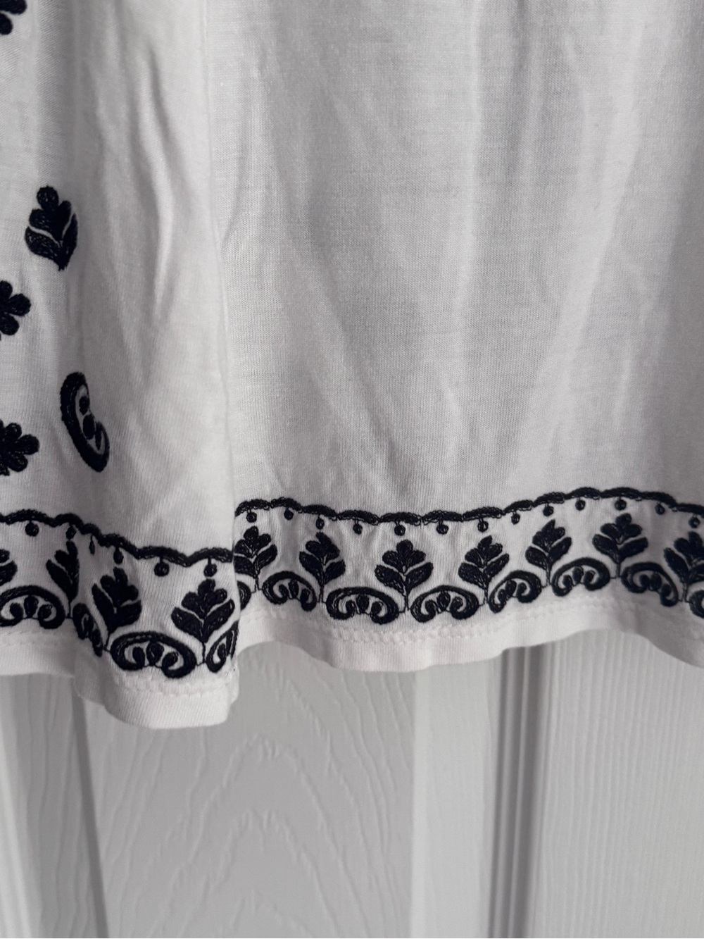 Anthropologie Akemi + Kin Chelsey Embroidered Boho-Chic Tank Top, Peasant Tank - Picture 10 of 14